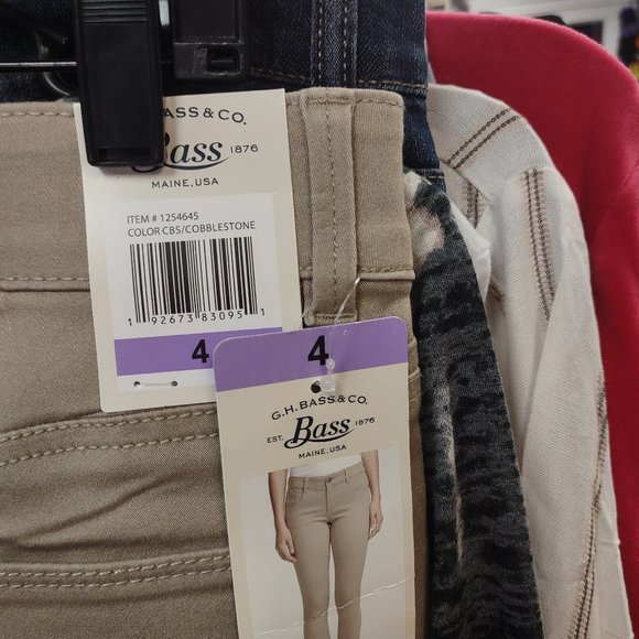 Tan jeans from BASS, size 4 - NWT - Picture 3 of 3
